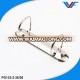 Plating bright nickel metal board clip