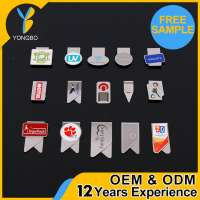 wholesale Cheap metal bookmark clip Custom Logo Metal Paper Clip