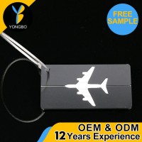 Fashionable Aluminum Custom Logo Metal Luggage Tag Insert